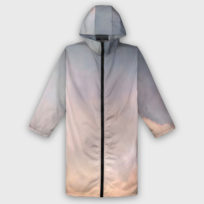 Дождевик унисекс 3D Мистические облака среди гор фото