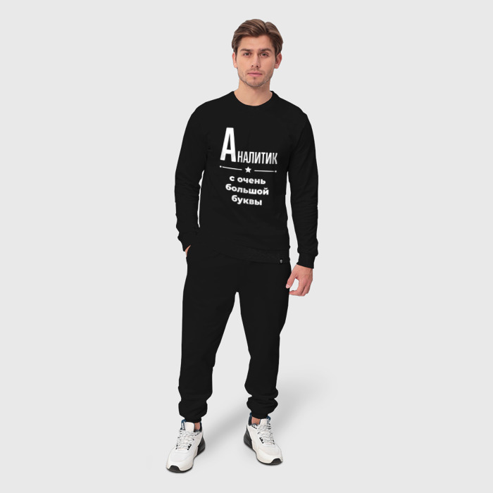 Мужской костюм хлопок Аналитик с очень большой буквы фото