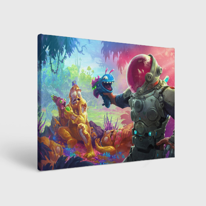 Холст прямоугольный Охотник за головами с Кенни   high on life фото