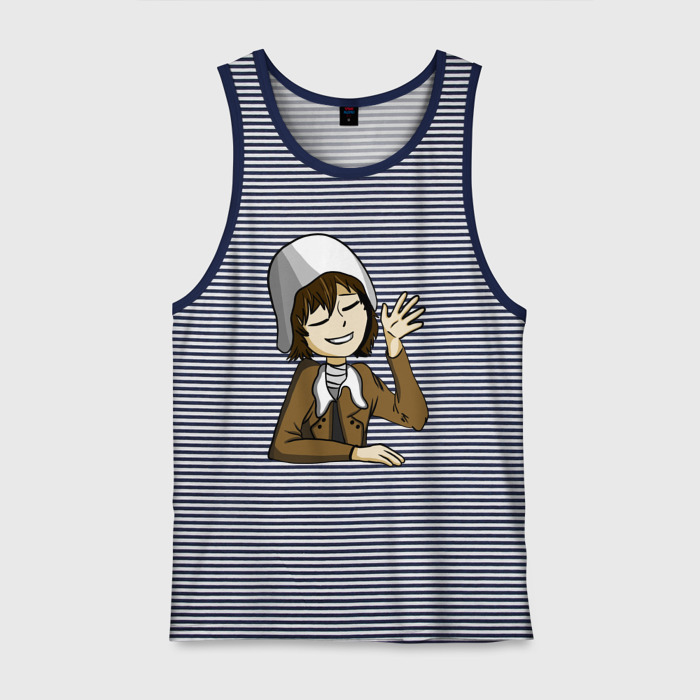 Мужская майка хлопок Привет от Дазая фото