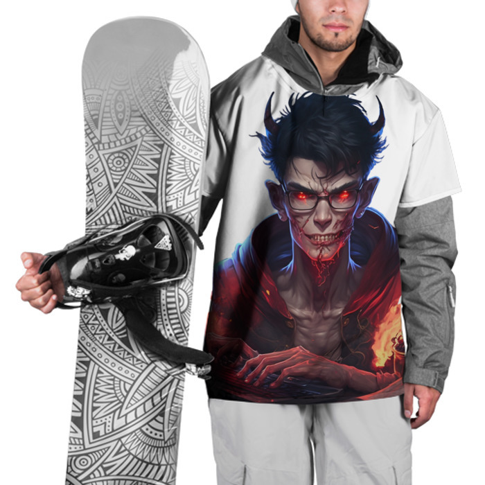 Накидка на куртку 3D Demon in hell work фото