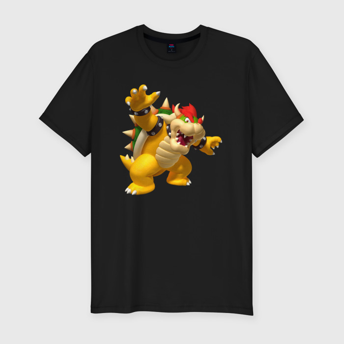 Мужская футболка хлопок Slim Боузер фото