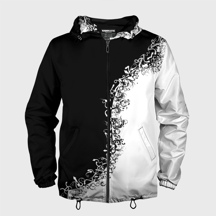 Мужская ветровка 3D Инь и Янь фото