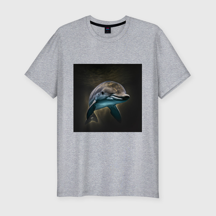 Мужская футболка хлопок Slim Красавец морей фото