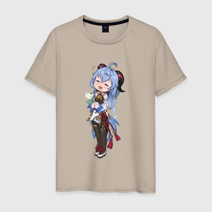 Мужская футболка хлопок Гань Юй кушает цин синь фото