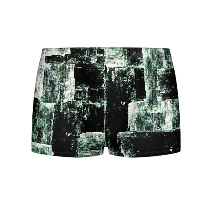 Мужские трусы 3D Малахит фото