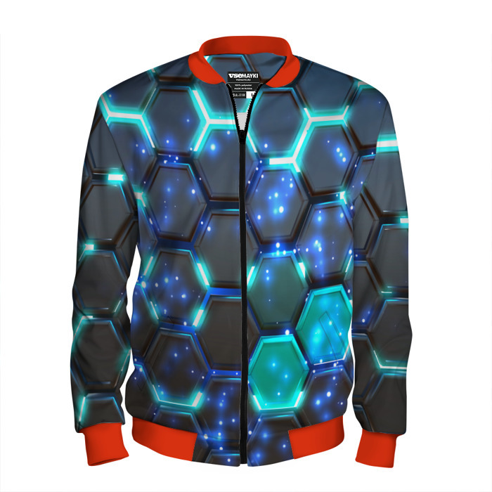 Мужской бомбер 3D Броня нового мира фото