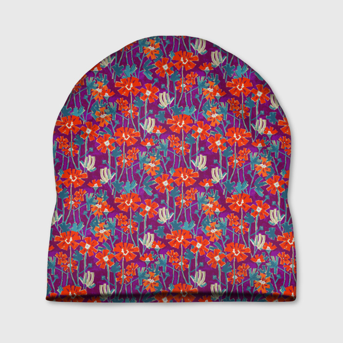Шапка 3D Цветочная геометрия фото