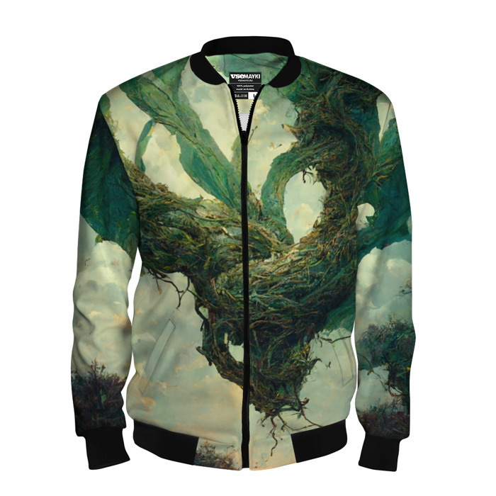 Мужской бомбер 3D Рисунок нейросети фото