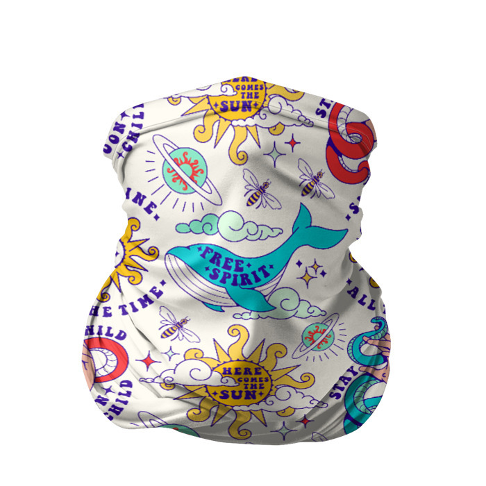 Бандана-труба 3D Аффирмации для мотивации фото