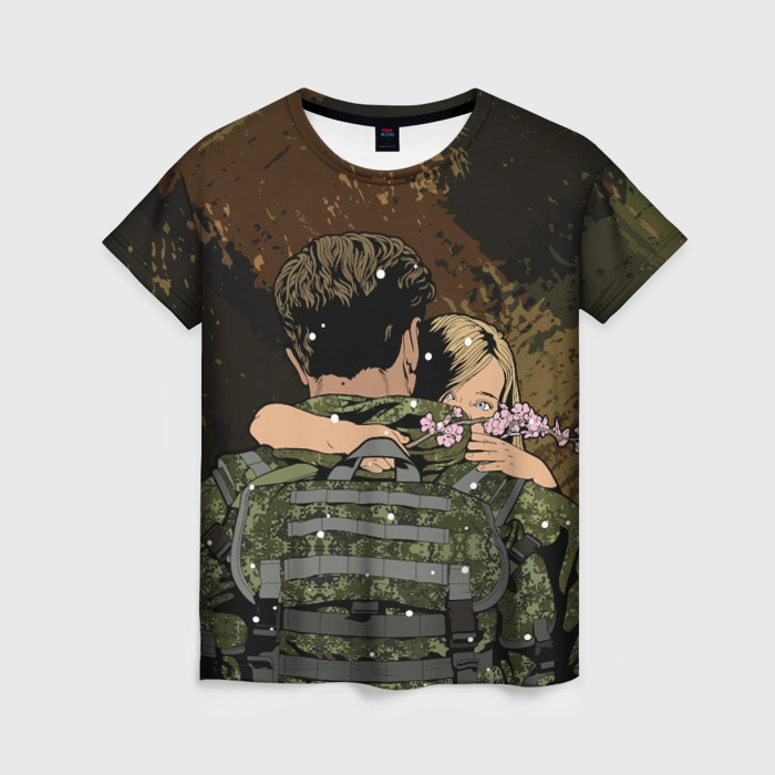 Женская футболка 3D Долгожданная встреча фото