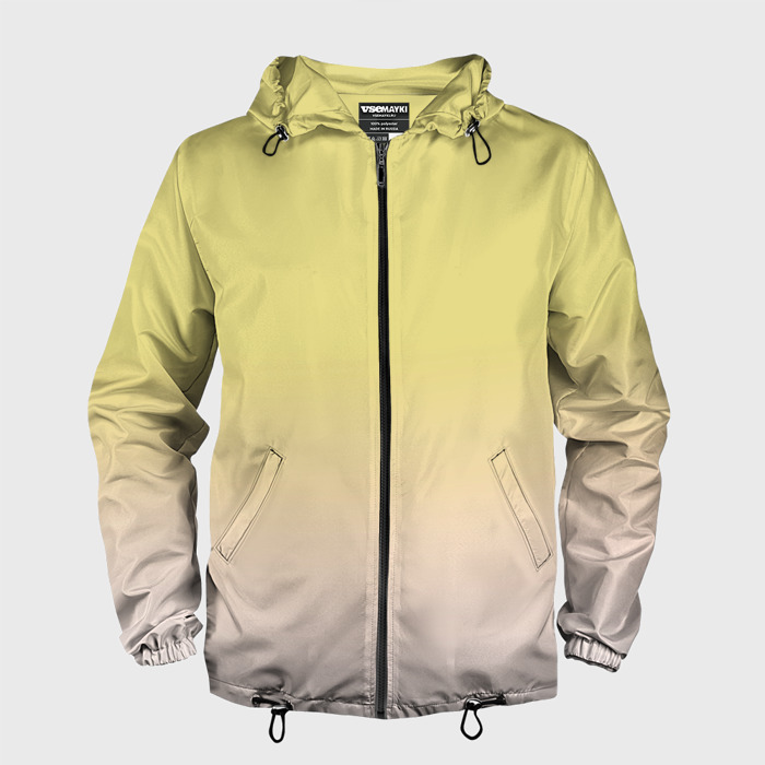 Мужская ветровка 3D Цветовой градиент фото