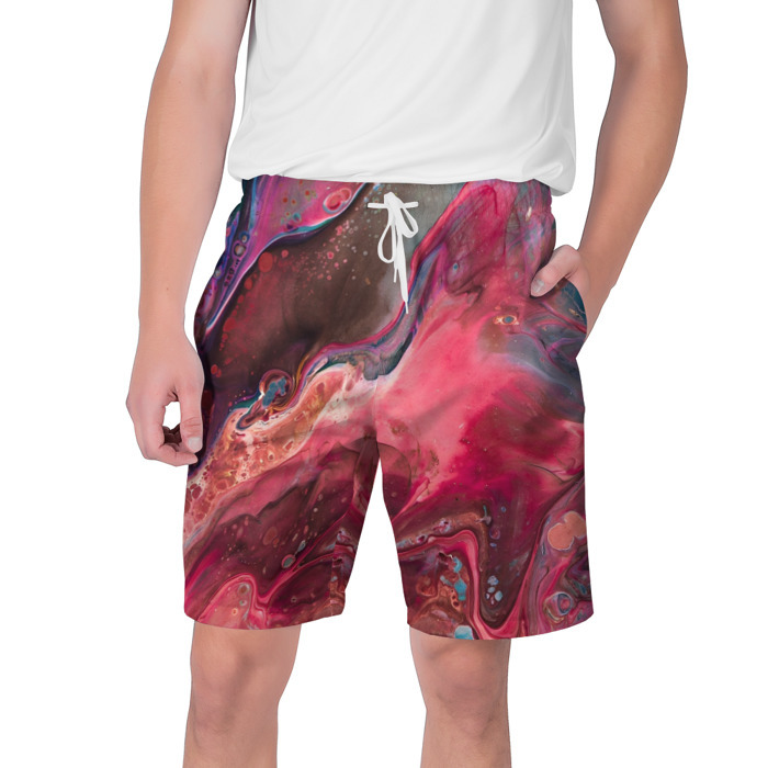 Мужские шорты 3D Горный минерал фото