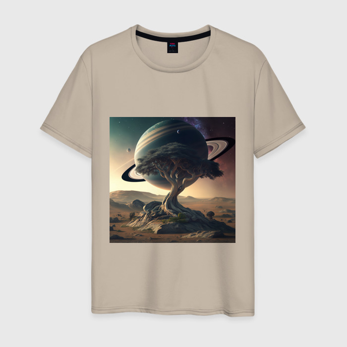 Мужская футболка хлопок Дерево Юпитера фото