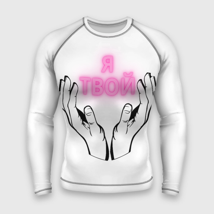 Мужской рашгард 3D Ангел Хранитель фото