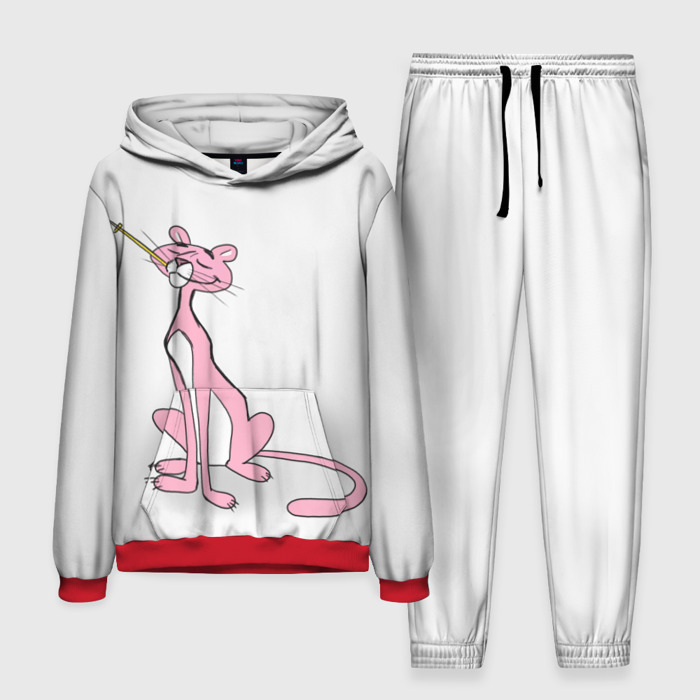 Мужской костюм с толстовкой 3D Шикарная пантера фото