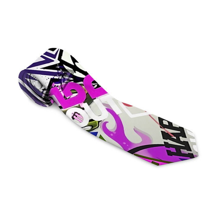 Галстук 3D Рок тематика фото