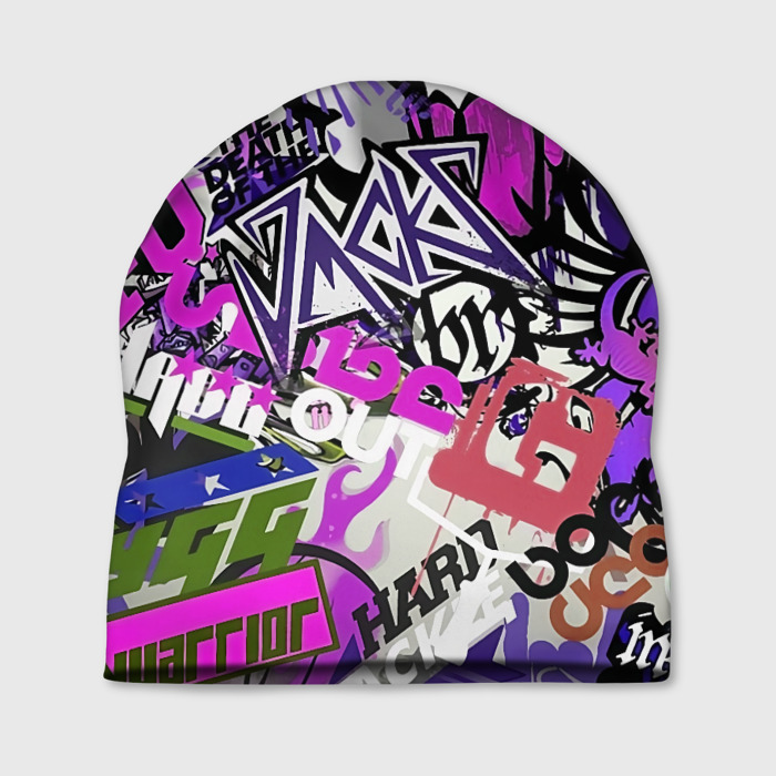 Шапка 3D Рок тематика фото