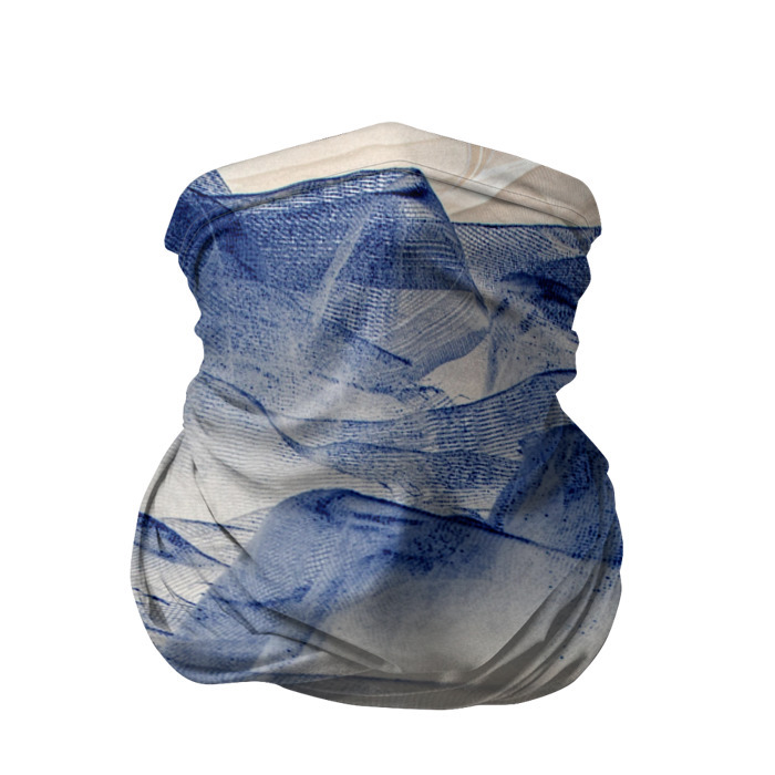 Бандана-труба 3D Горы скалы в тумане фото