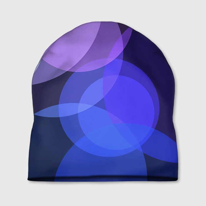 Шапка 3D Цветные диски фото