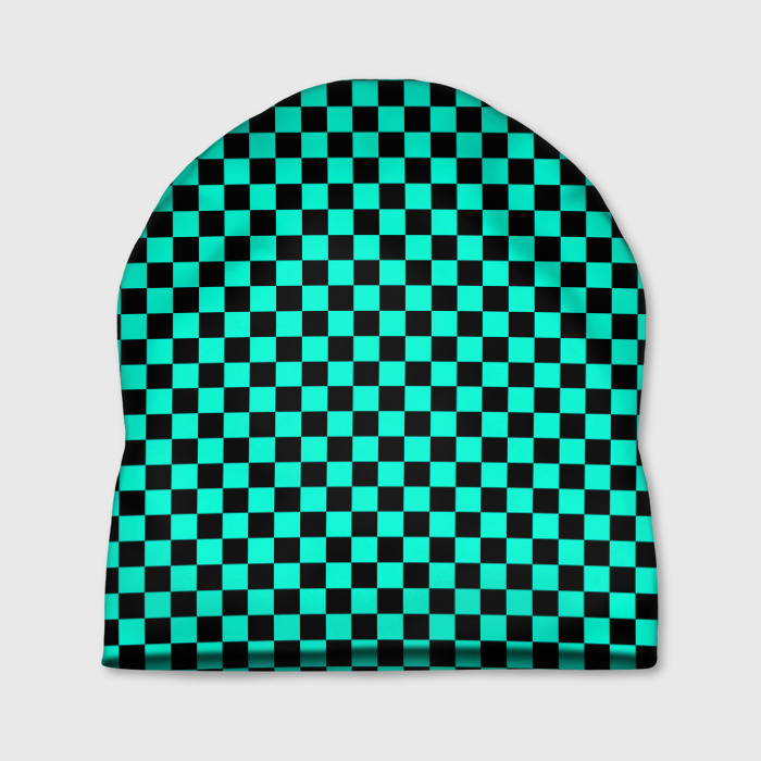 Шапка 3D Принт квадраты фото