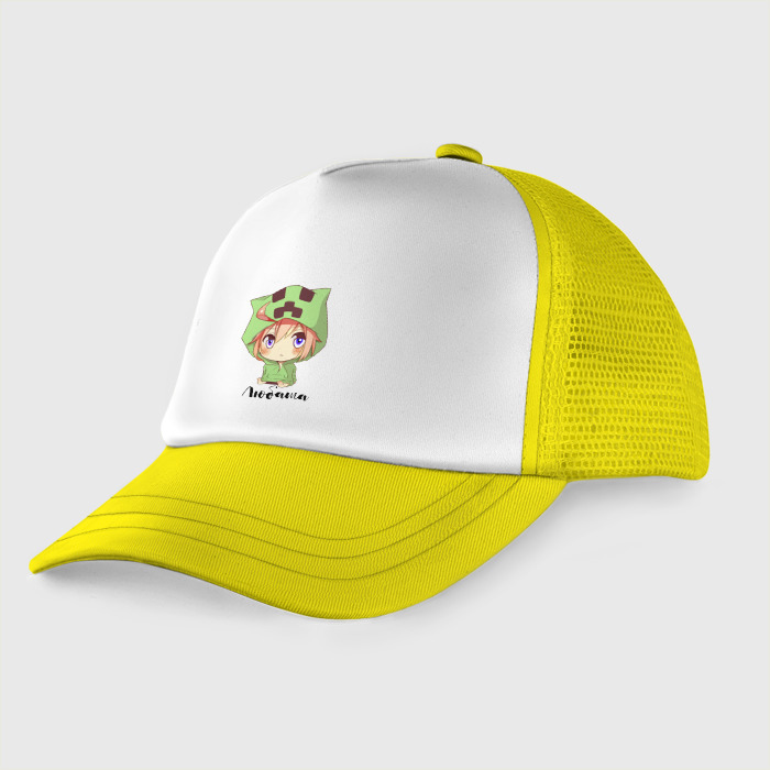 Детская кепка тракер Любаша   Майнкрафт фото