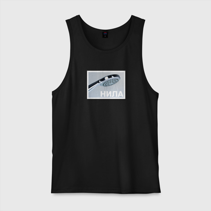 Мужская майка хлопок Душнила   ребус фото