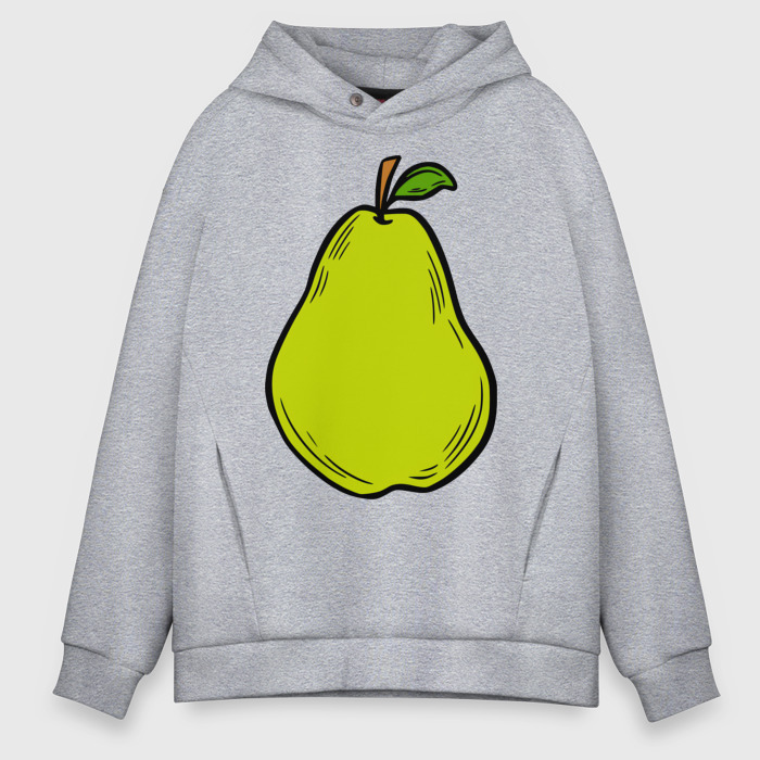 Мужское худи Oversize хлопок Груша фото