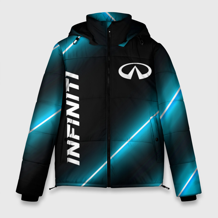 Мужская зимняя куртка 3D Infiniti неоновые лампы фото