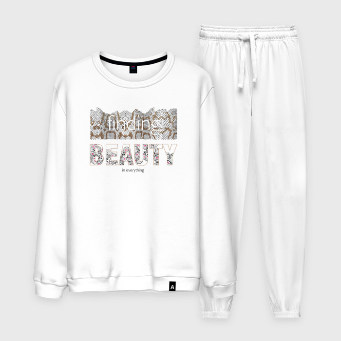 Мужской костюм хлопок Ищи красоту везде фото