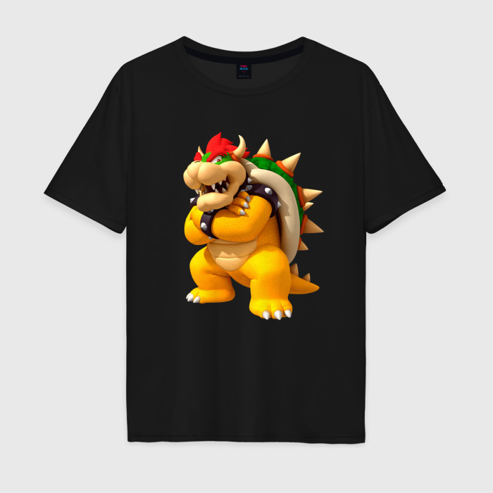 Мужская футболка хлопок Oversize Боузер недоволен фото