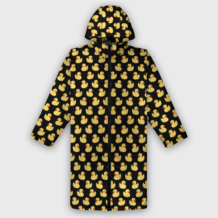 Дождевик унисекс 3D Уточки паттерн фото
