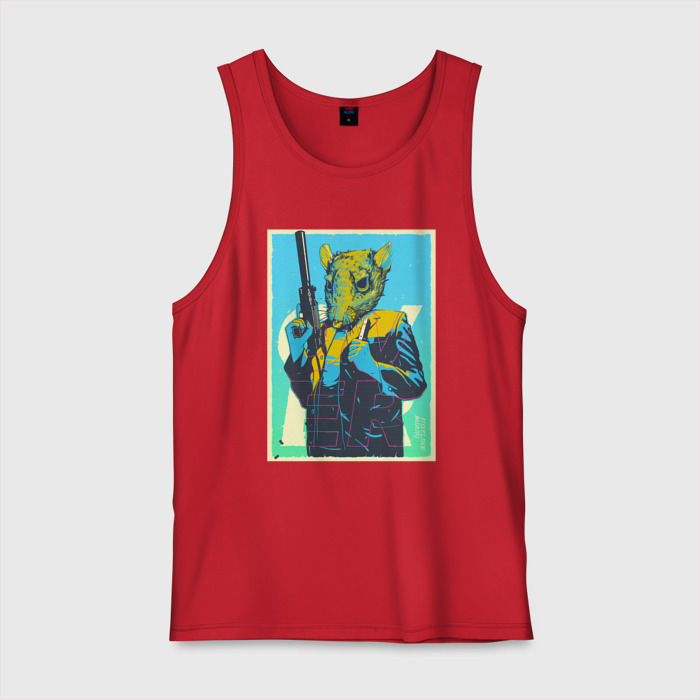 Мужская майка хлопок Опасный Рихтер фото