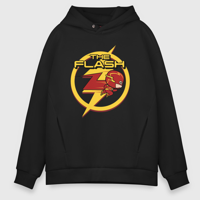 Мужское худи Oversize хлопок Chibi Flash фото