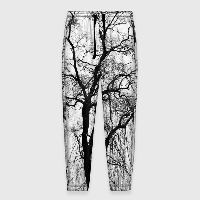 Мужские брюки 3D Деревья в парке фото