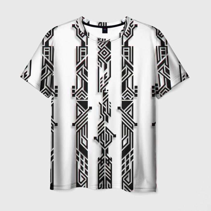 Мужская футболка 3D Скандинавские татуировки фото