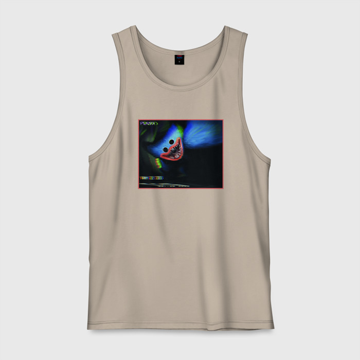 Мужская майка хлопок Хагги Вагги в объективе камеры фото