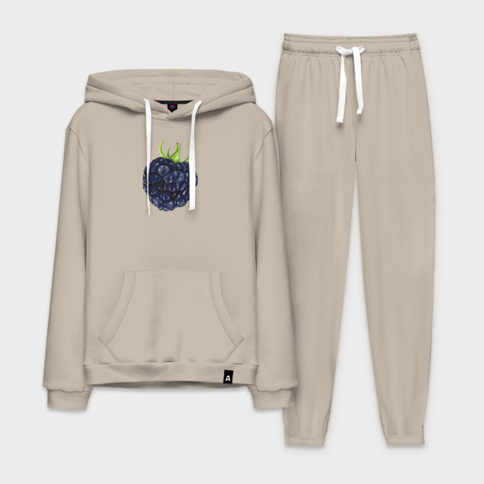 Мужской костюм хлопок с толстовкой Большая ежевика фото
