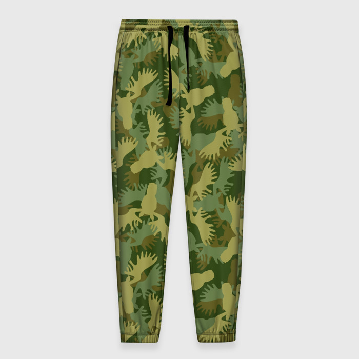 Мужские брюки 3D Лоси   камуфляж фото