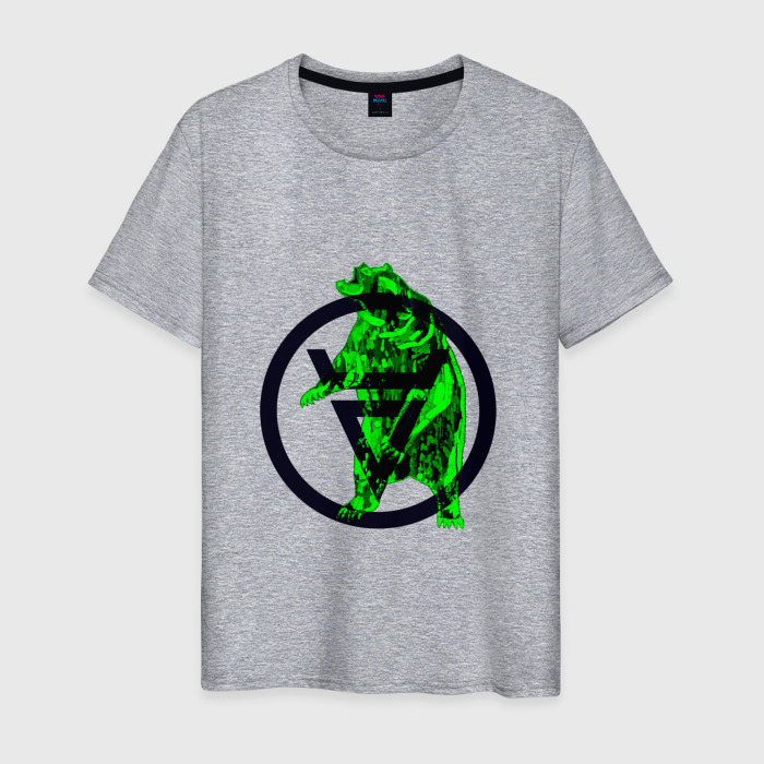 Мужская футболка хлопок Знак Велеса   медведь фото