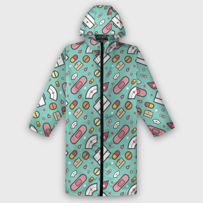 Дождевик унисекс 3D Медицинские примочки фото