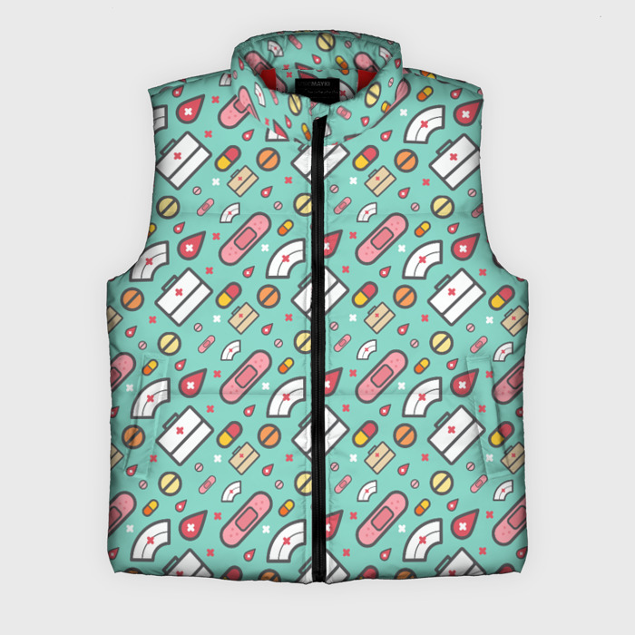 Мужской жилет утепленный 3D Медицинские примочки фото