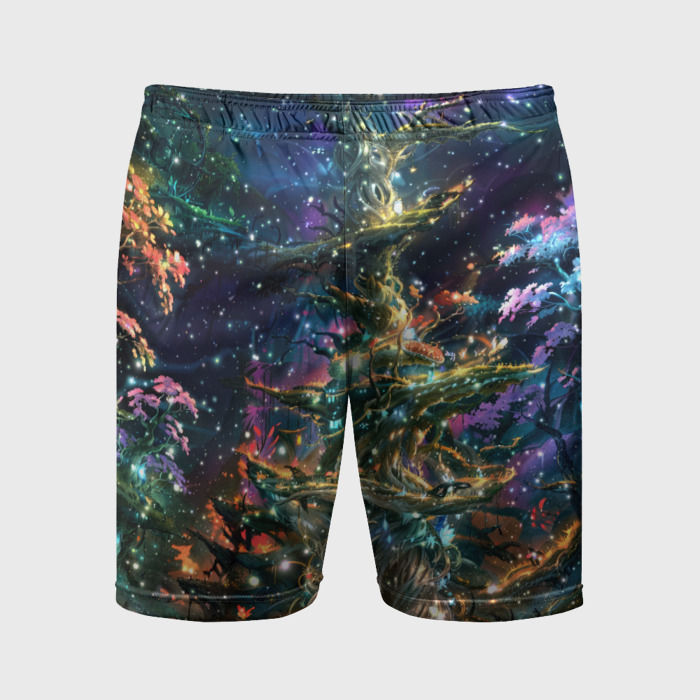 Мужские шорты спортивные Гигантское волшебное дерево фото