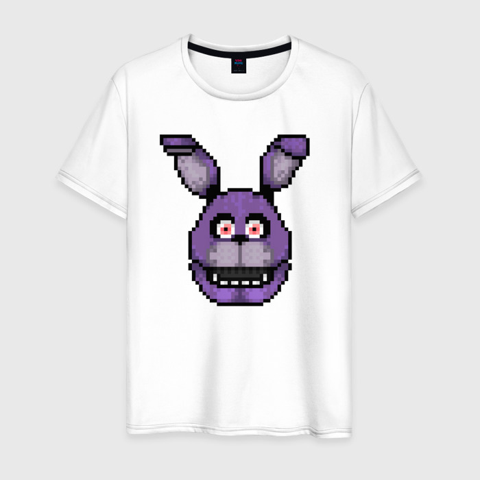 Мужская футболка хлопок Пиксельный Бонни фото