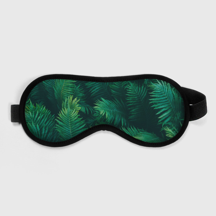 Маска для сна 3D Множество папоротников фото
