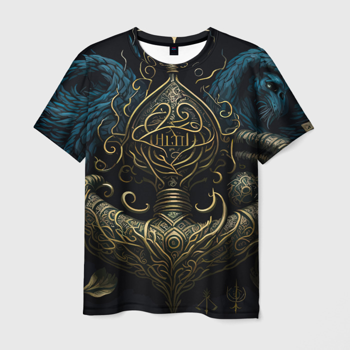 Мужская футболка 3D Артефактология Лавкрафта фото