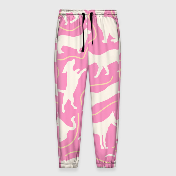 Мужские брюки 3D Котики собачки фото