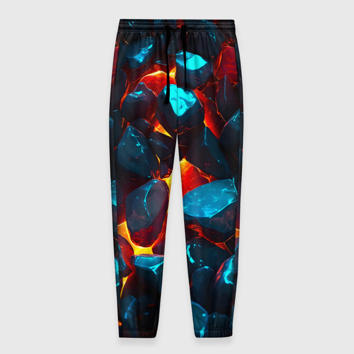 Мужские брюки 3D Stones and lava фото