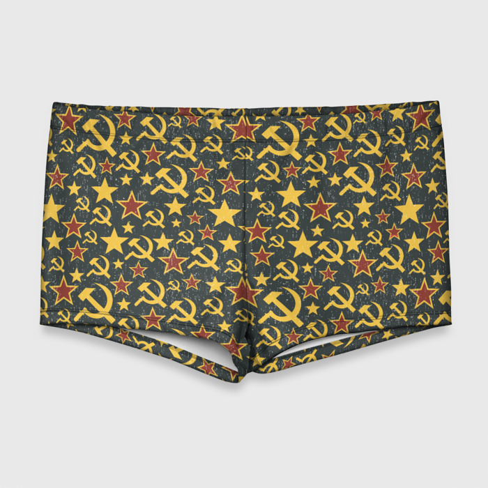 Мужские купальные плавки 3D Серп и Молот   СССР фото