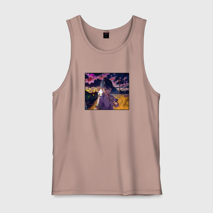 Мужская майка хлопок Судзумэ в гневе фото